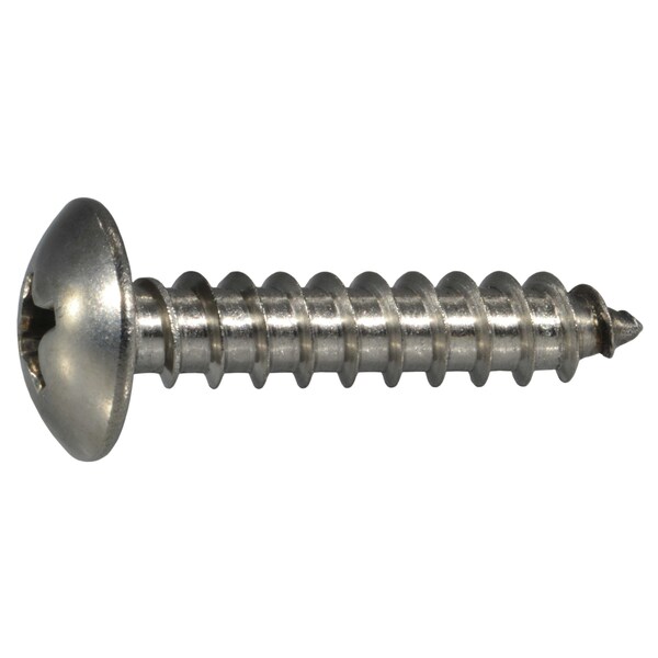 Midwest Fastener Sheet Metal Screw, #14 x 1-1/4 in, 18-8 Stainless Steel Truss Head Phillips Drive, 50 PK 53692 - main